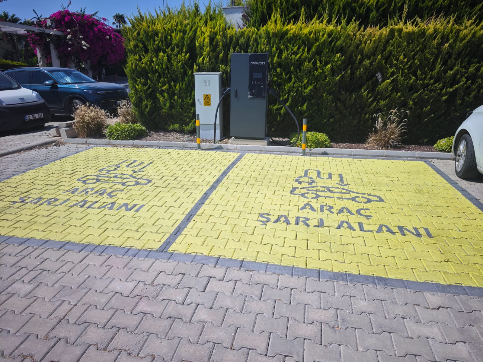 Çöllü Plaza şarj noktası
