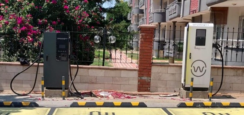 Tria Park şarj noktası Tria Park şarj noktası